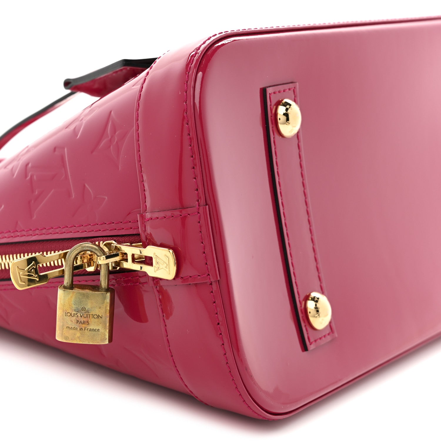 Louis Vuitton Vernis Alma PM Rose Indien 9 of 10