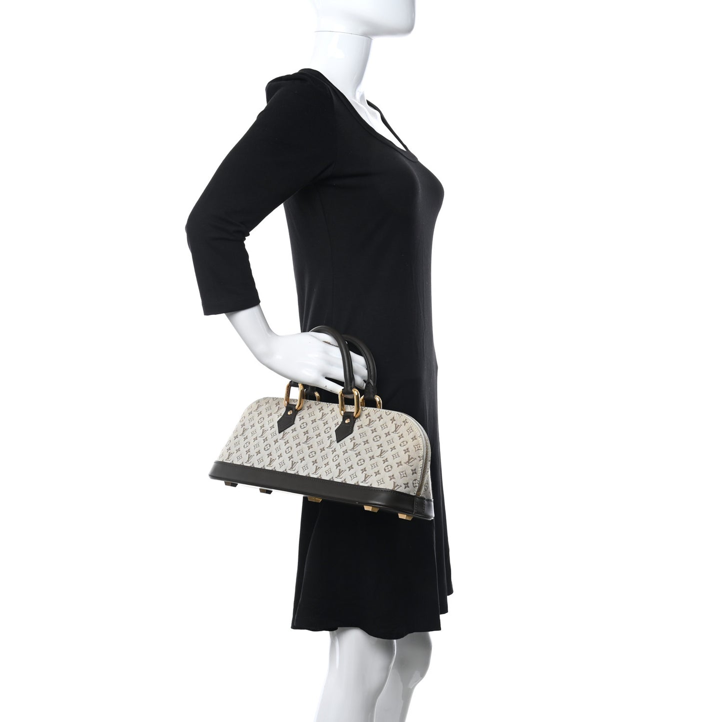 Mini Monogram Alma Long Kaki