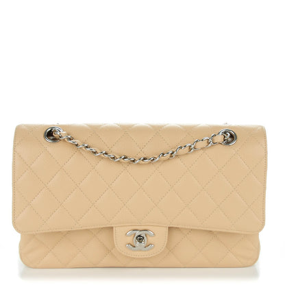 Chanel Caviar Quilted Medium Double Flap Beige Clair 1 of 8