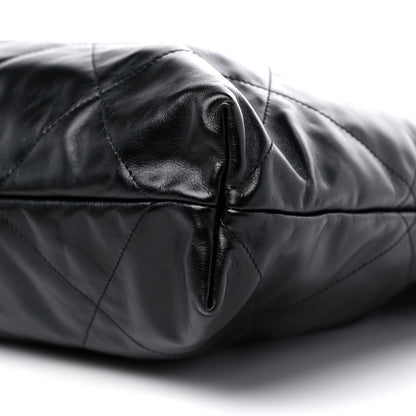 Chanel Shiny Calfskin Quilted Chanel 22 Black 10 of 10