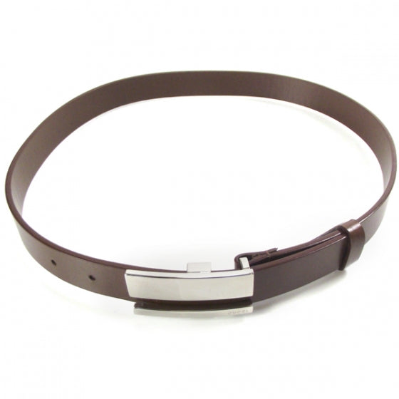 Leather Belt Brown 32