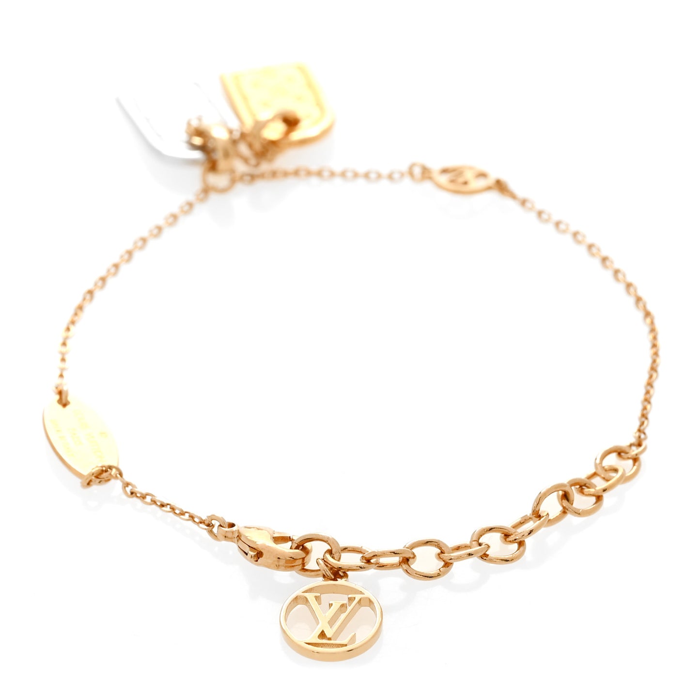 Brass Nanogram Bracelet Silver Gold