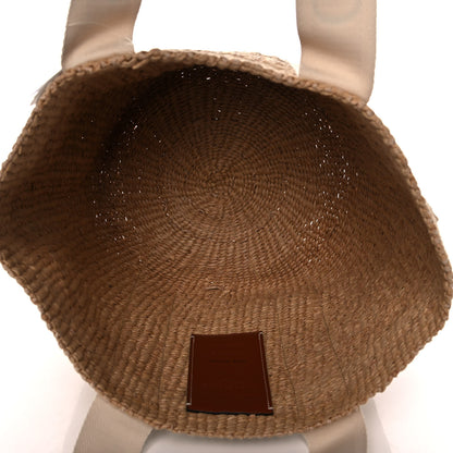 Chloe Raffia Large Woody Tote White 5 of 12
