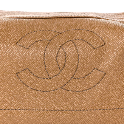 Chanel Caviar CC Wood Chain Hobo Maize 8 of 12