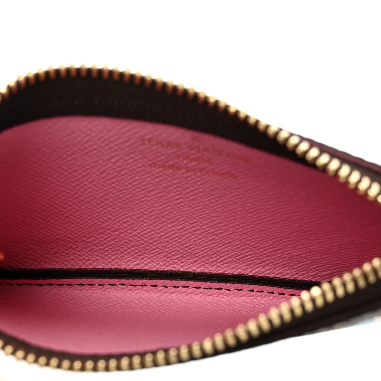 Monogram 2023 Christmas Animation Alpine Key Pouch Pink