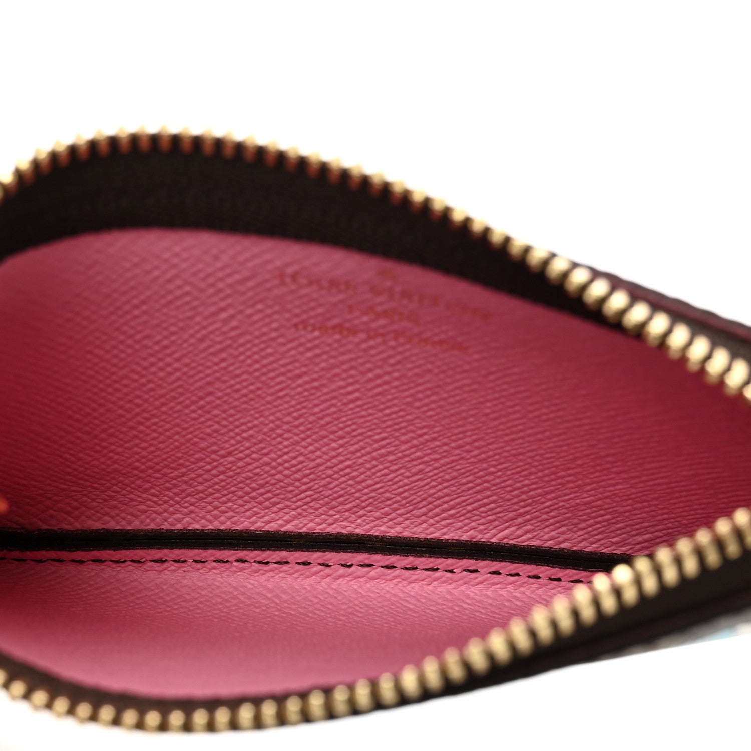 Louis Vuitton Monogram 2023 Christmas Animation Alpine Key Pouch Pink 5 of 6