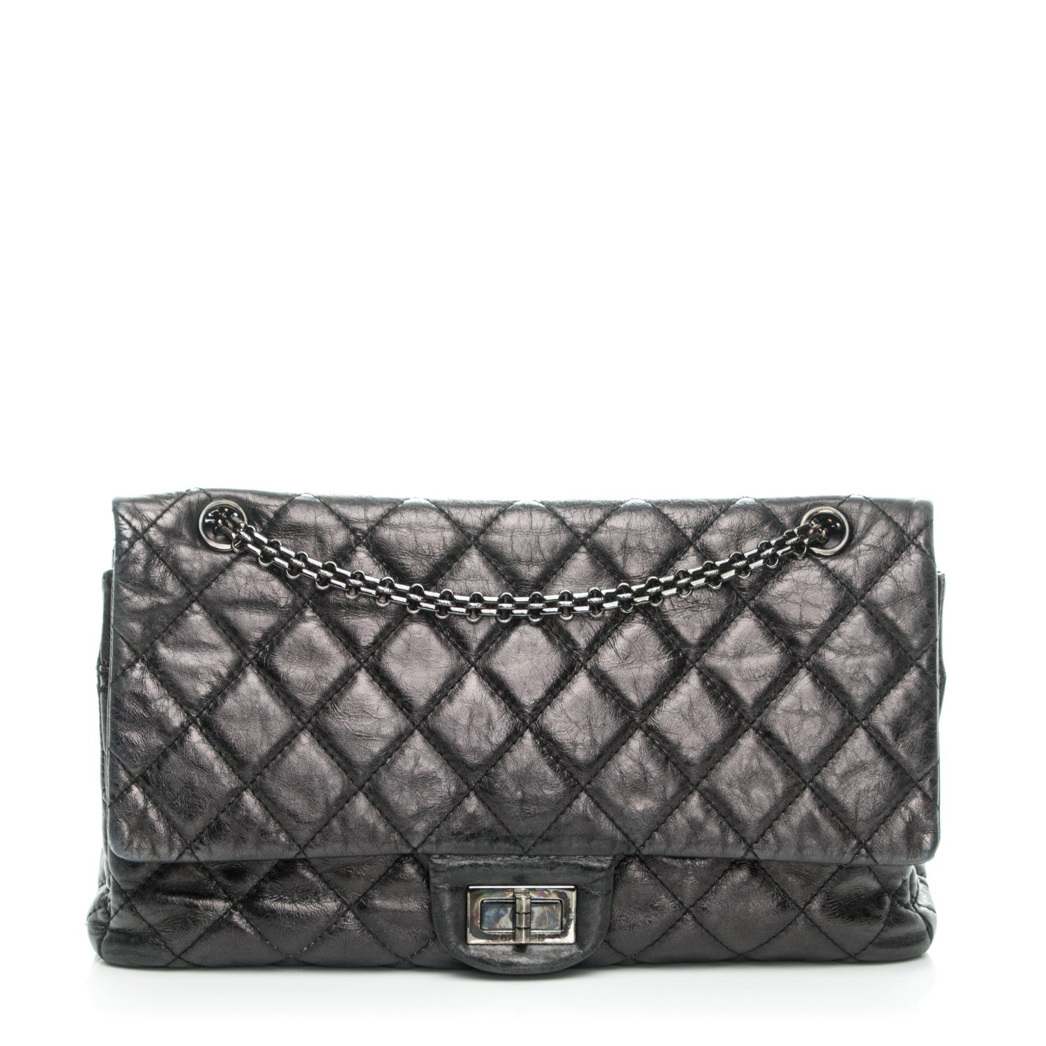 Chanel Aged Calfskin Quilted 2.55 Reissue 227 Flap Black 1 of 10