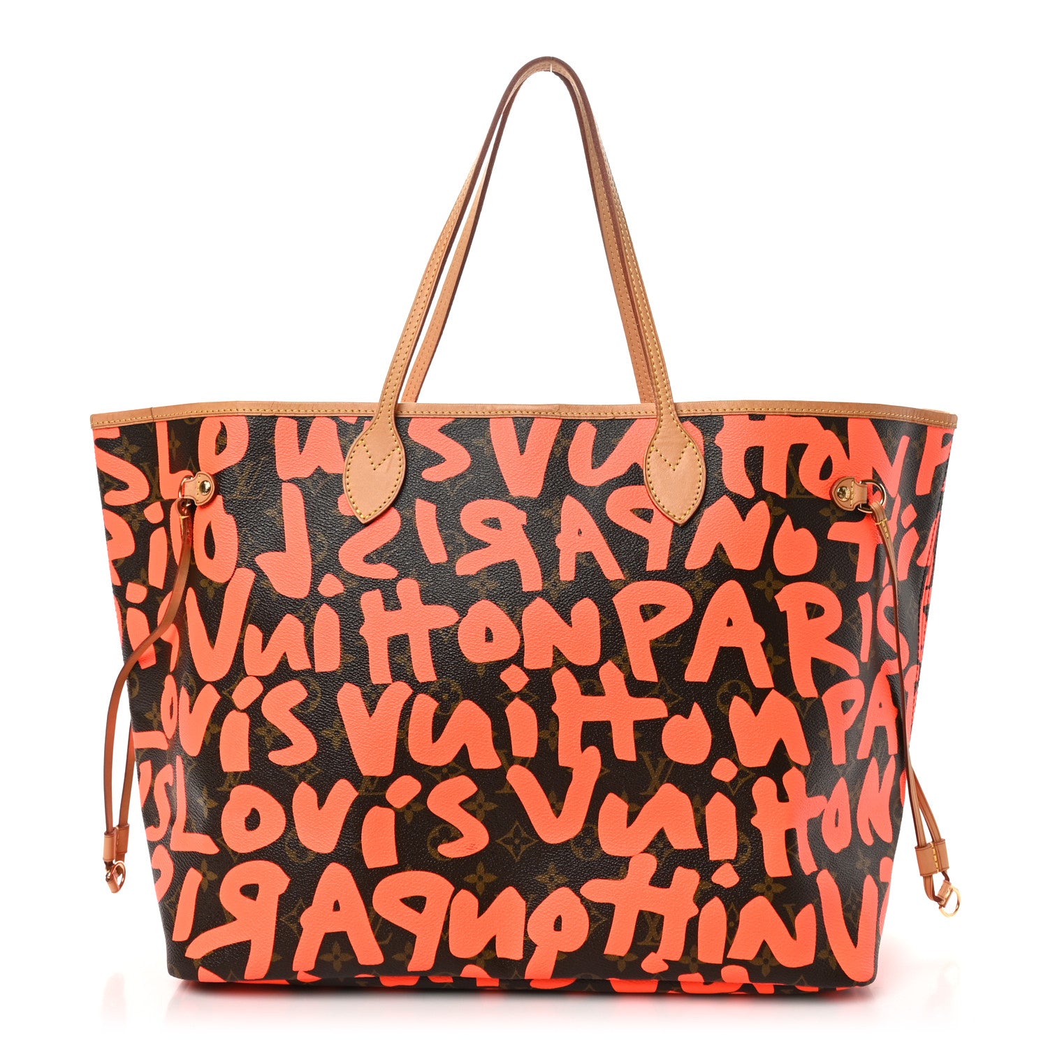 Louis Vuitton Monogram Graffiti Neverfull GM Orange 1 of 10