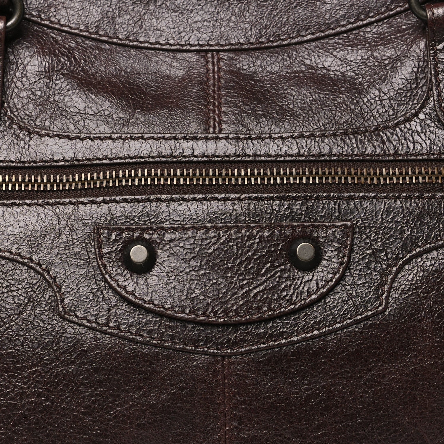Balenciaga Agneau Classic Hardware Part Time Cigare Fonce 9 of 11