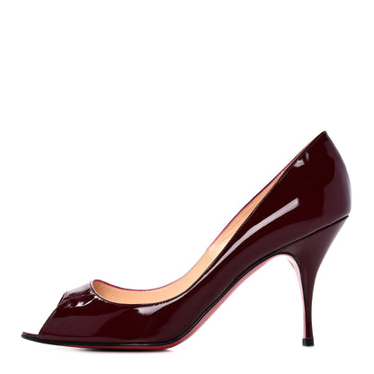 Christian Louboutin Patent Yoyo 85 Pumps 39.5 Red 1 of 7