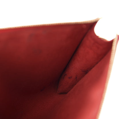 Louis Vuitton Epi Pochette Accessories 24 Castillan Red 12 of 15