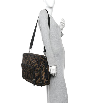 Fendi Econyl Nylon FF Changing Bag Tobacco Black 2 of 11