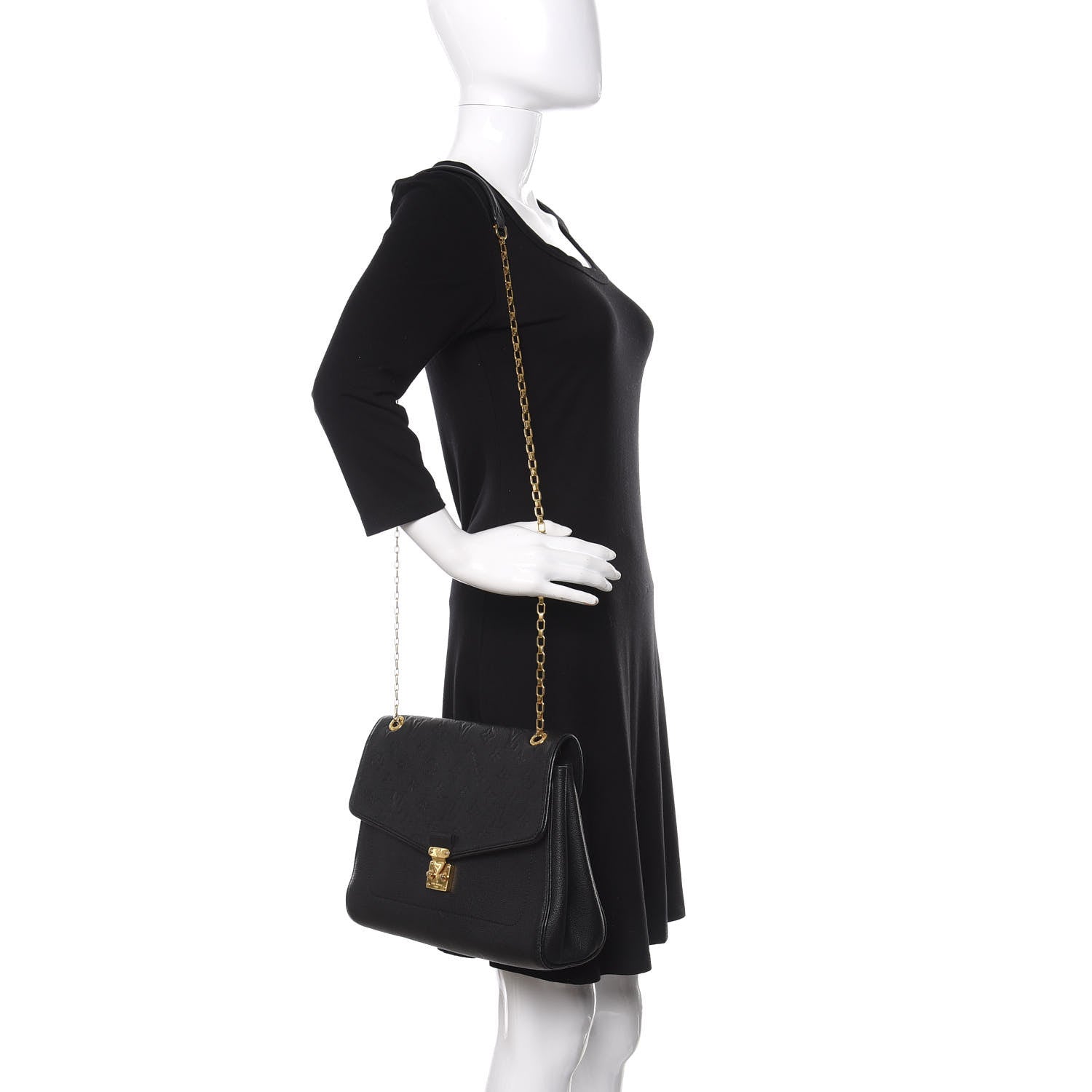 Louis Vuitton Empreinte Saint Germain MM Black 3 of 11
