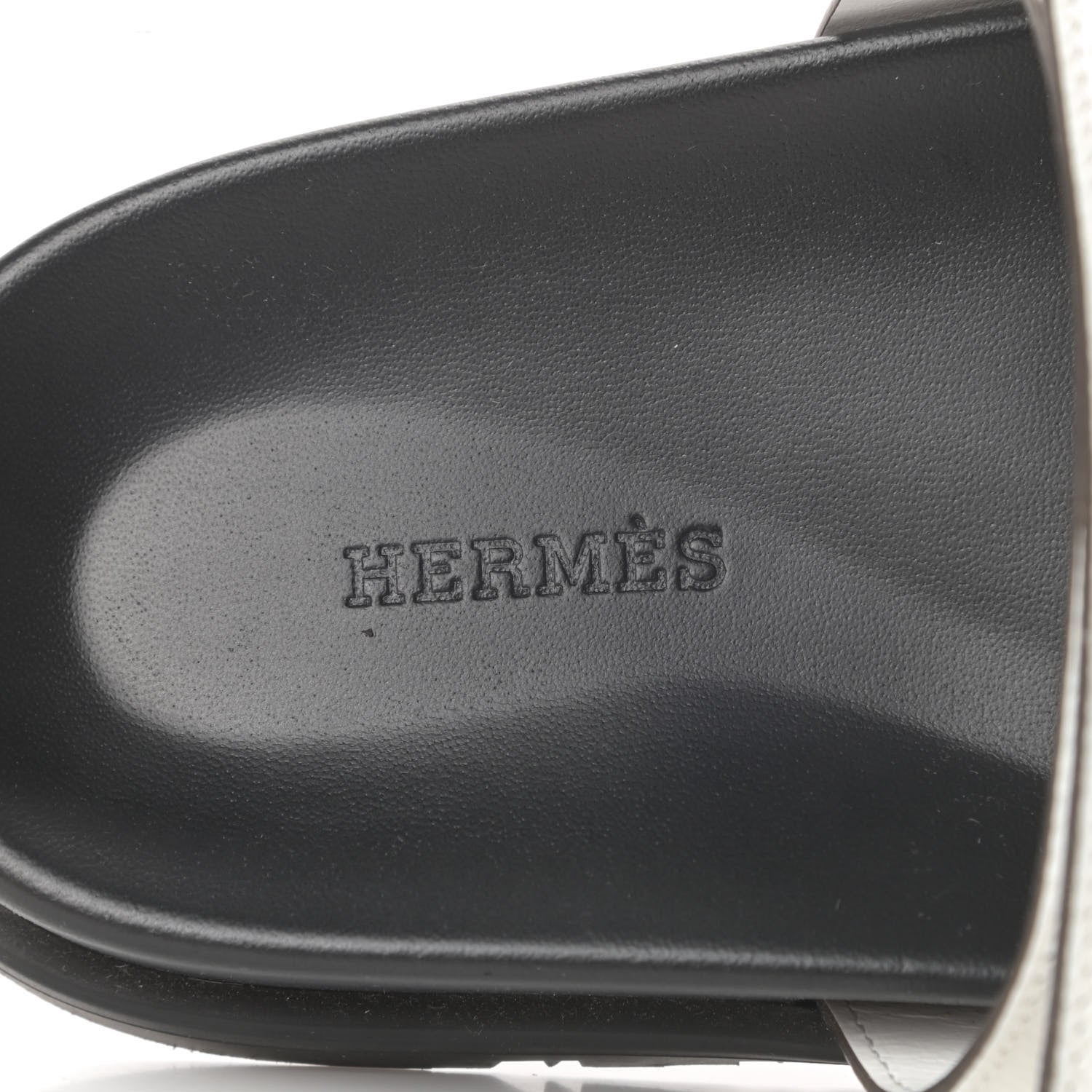 Hermes Epsom Mens Chypre Sandals 42 White 7 of 13