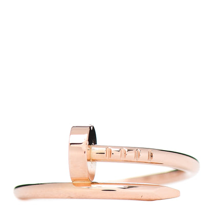 Cartier 18K Pink Gold Small Juste Un Clou Ring 49 4.75 1 of 5