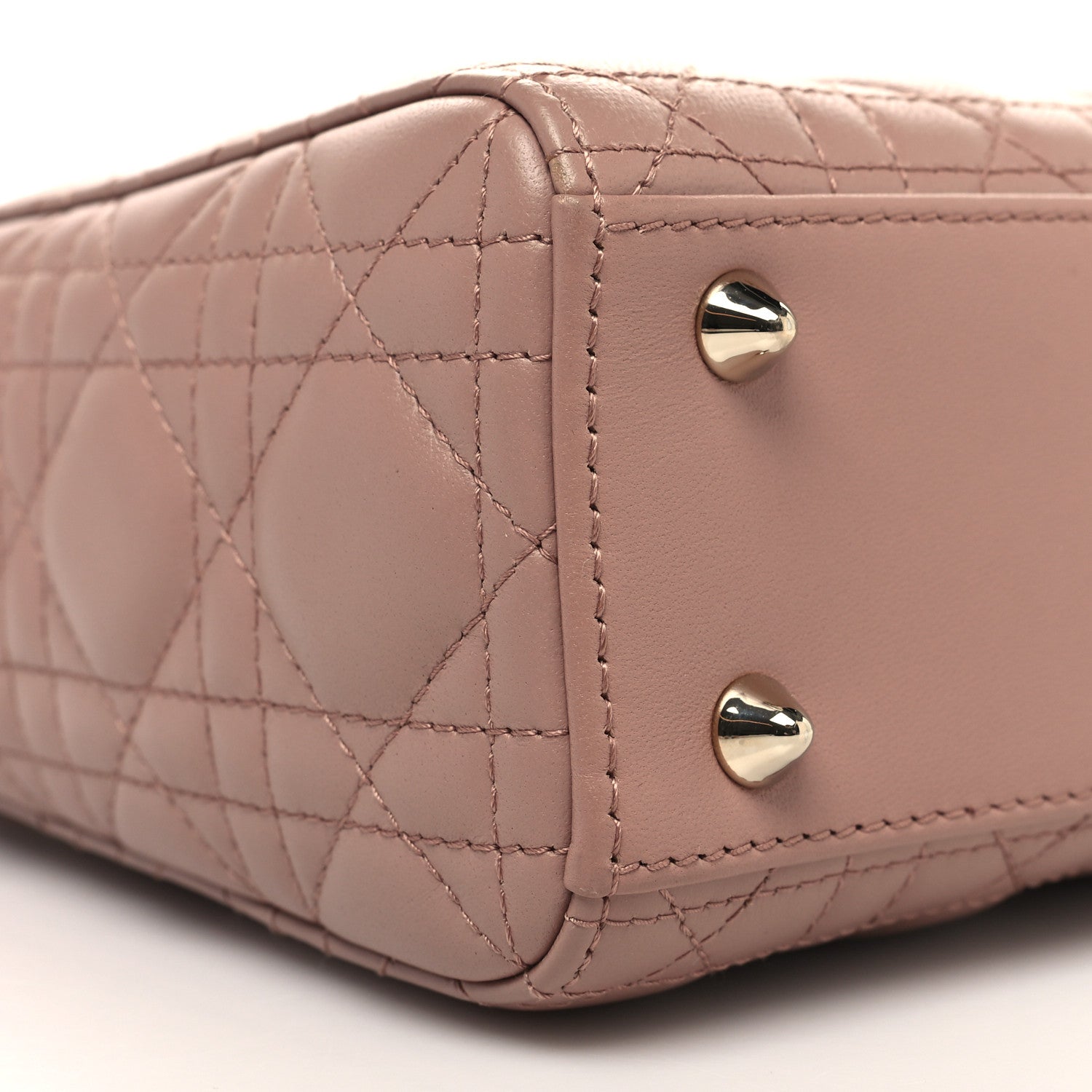 Christian Dior Lambskin Cannage Small My ABC Dior Lady Dior Blush 9 of 12