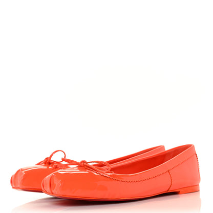 Christian Louboutin Patent Mamadrague Flats 37.5 Sunrise 3 of 8