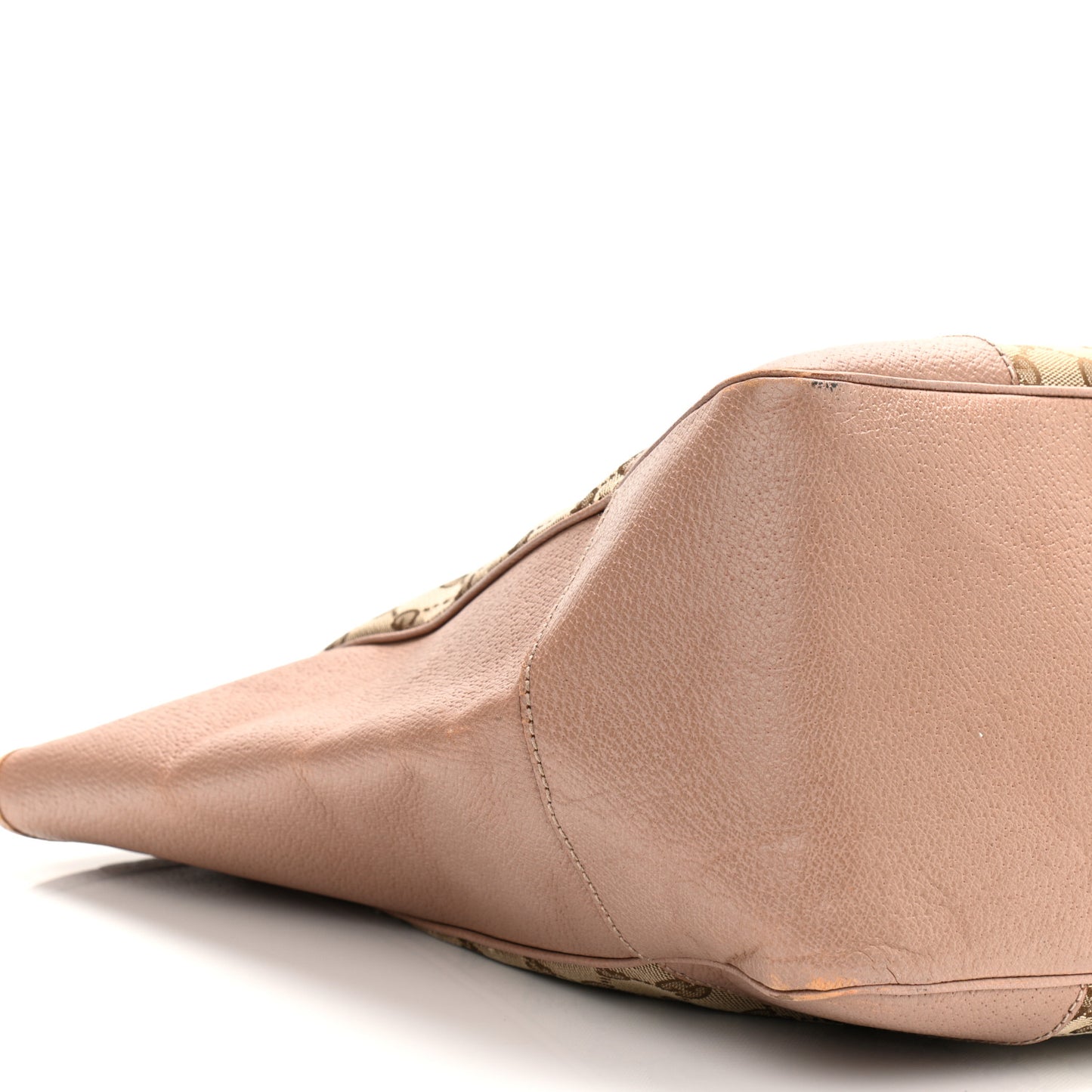 Monogram Medium Bree Zippered Tote Beige Dark Cipria