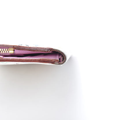 Louis Vuitton Monogram Multicolor Zippy Wallet White Litchi 9 of 12