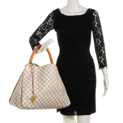 Louis Vuitton Damier Azur Artsy MM 2 of 9