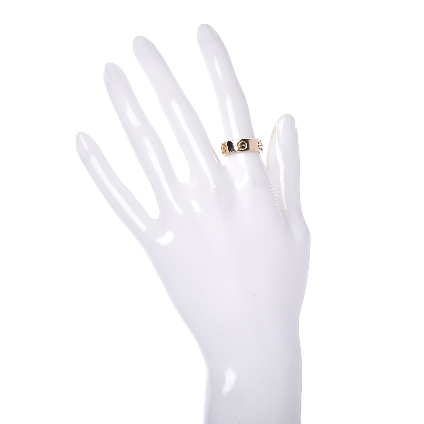 18K Yellow Gold 5.5mm LOVE Ring 52 6