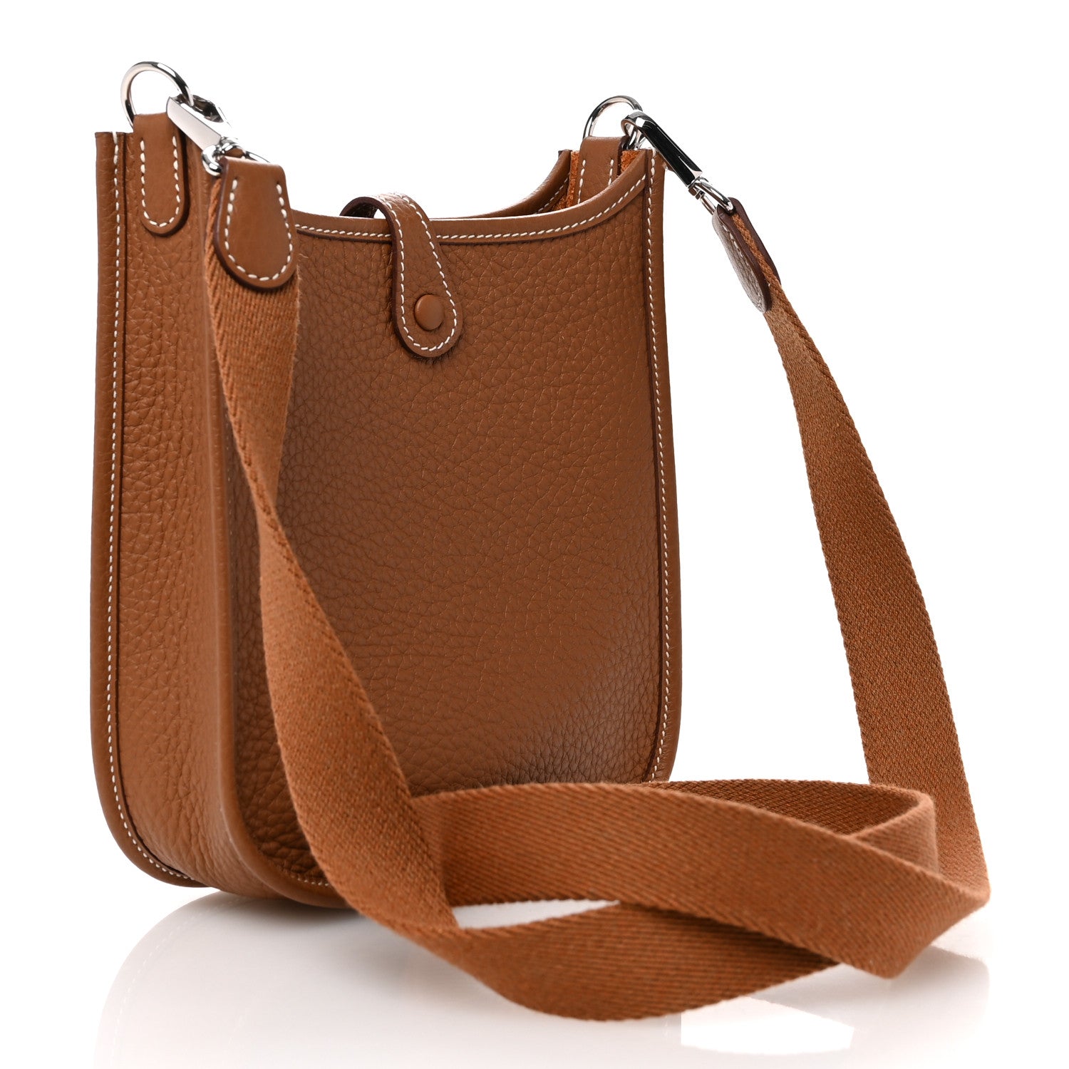 Hermes Taurillon Clemence Evelyne TPM Gold 3 of 10