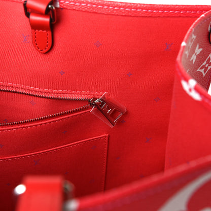 Louis Vuitton Monogram Escale Onthego GM Rouge 11 of 13