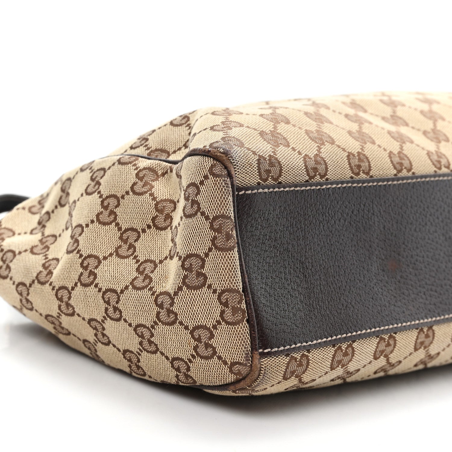 Gucci Monogram Medium Charmy Shoulder Bag Dark Brown 9 of 11