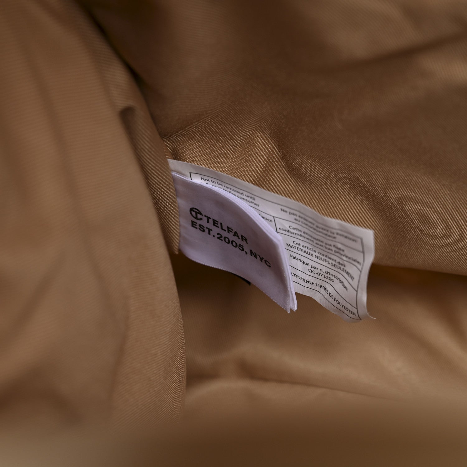 Telfar Nylon Large Puff Shopping Bag Cream 7 of 10