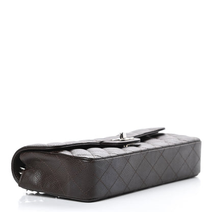 Chanel Caviar Quilted East West Flap Dark Brown 4 of 12