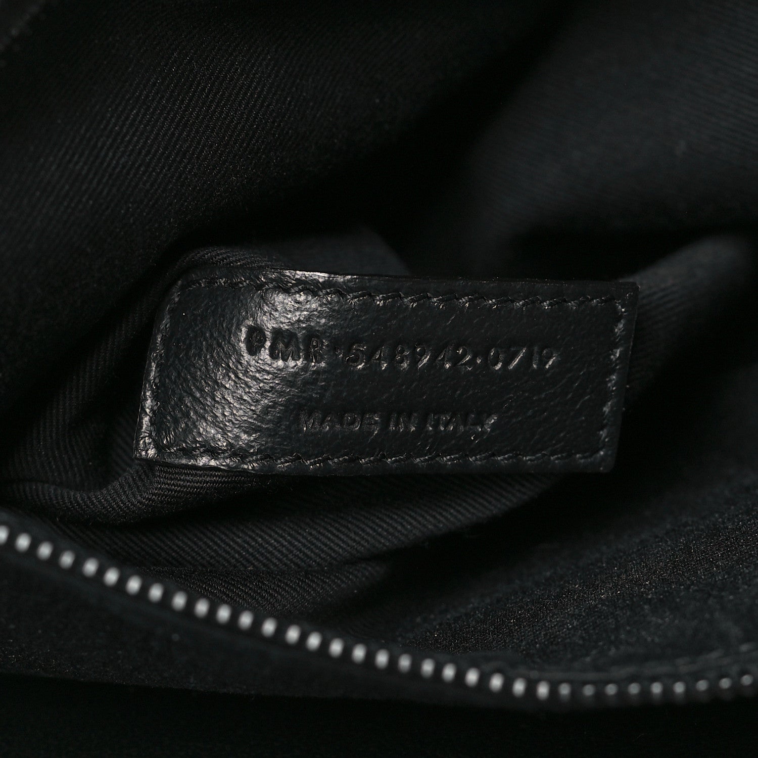 Saint Laurent Crocodile Embossed Lambskin Monogram Medium Niki Chain Satchel Black 7 of 11