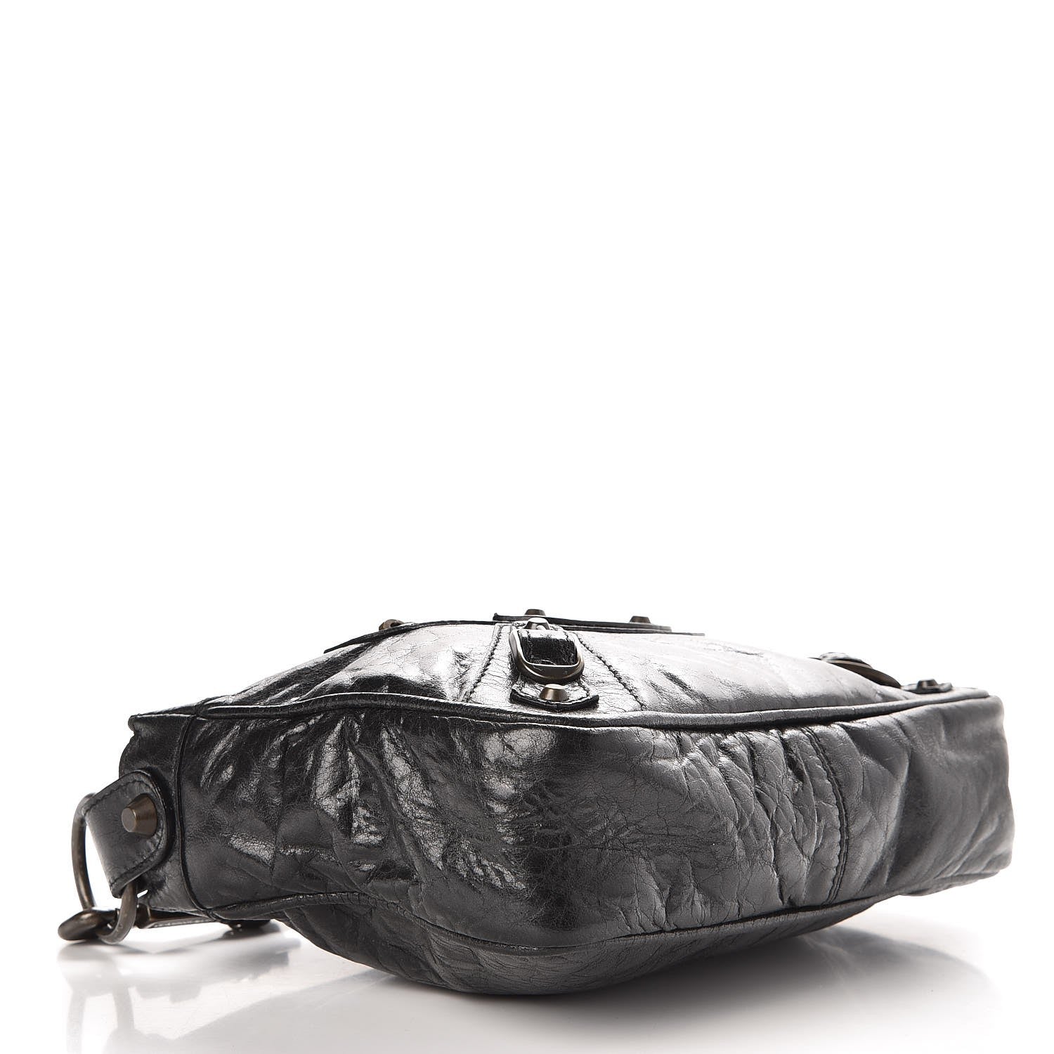Balenciaga Chevre Classic Hardware Shoulder Bag Black 4 of 9