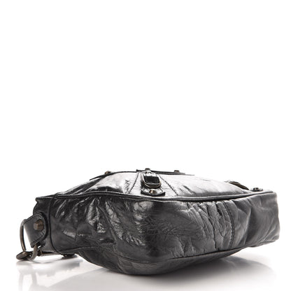 Balenciaga Chevre Classic Hardware Shoulder Bag Black 4 of 9