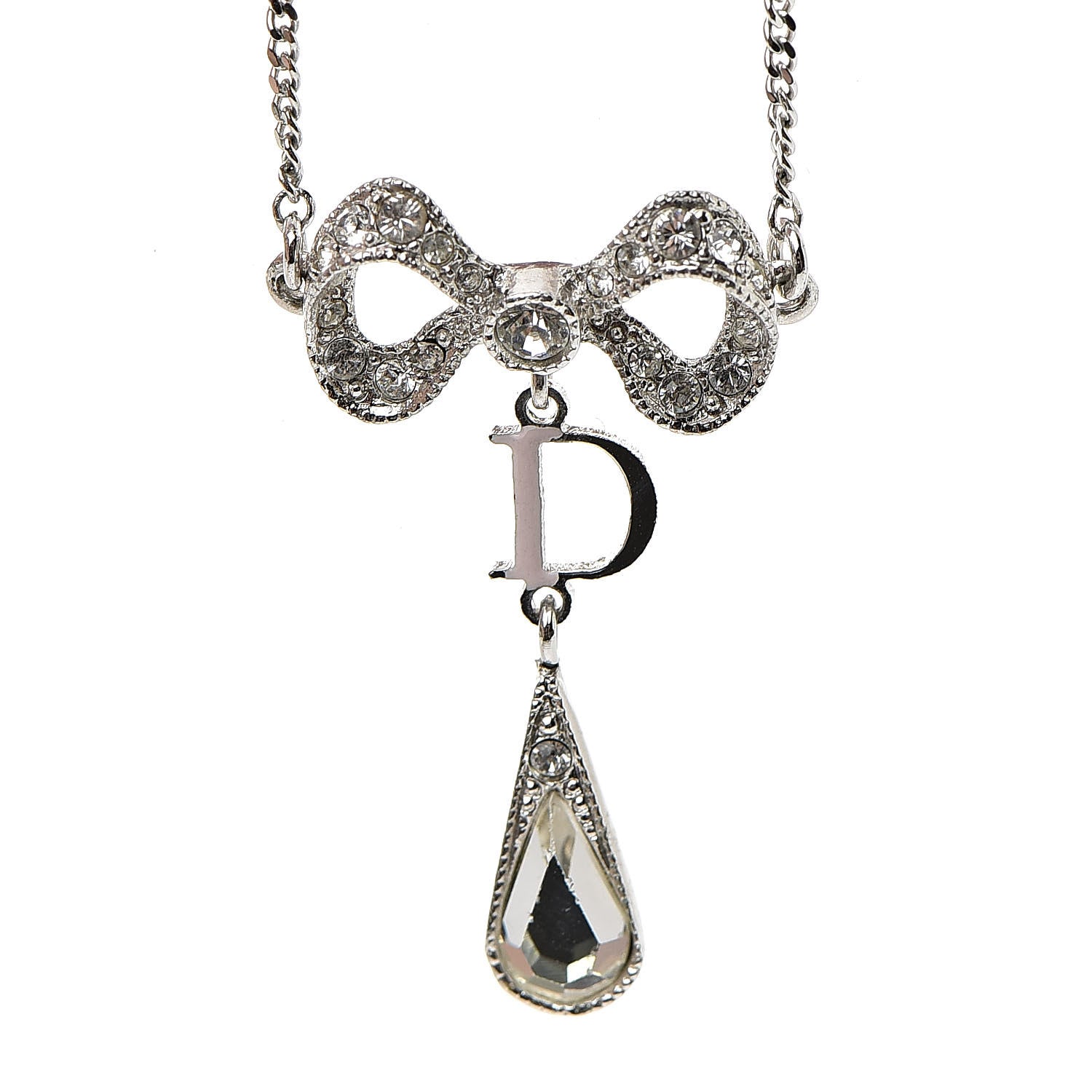 Christian Dior Metal Bow Bracelet Silver 4 of 6