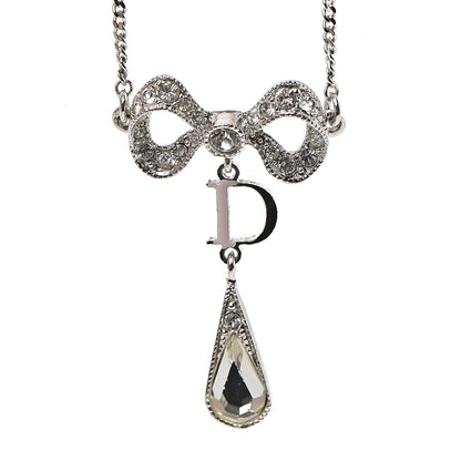 Christian Dior Metal Bow Bracelet Silver 4 of 6
