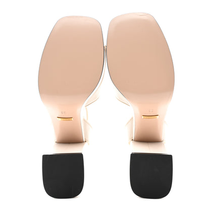 Gucci Quentin Granada Kid Horsebit 25/60mm Platform Sandals 36 Mystic White 5 of 9