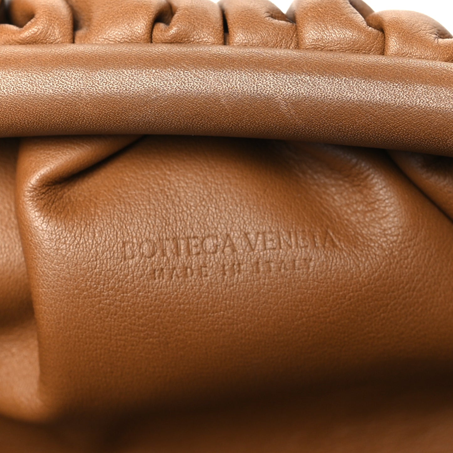 Butter Calfskin The Mini Pouch Camel
