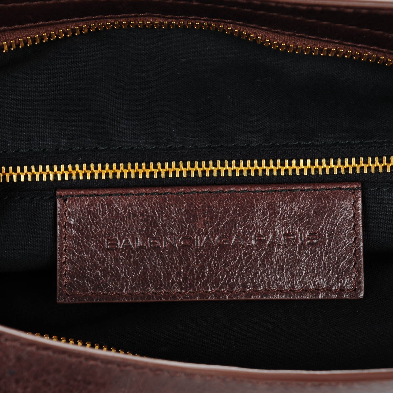 Balenciaga Agneau Giant 12 Gold Hardware Town Cigare Fonce 6 of 7