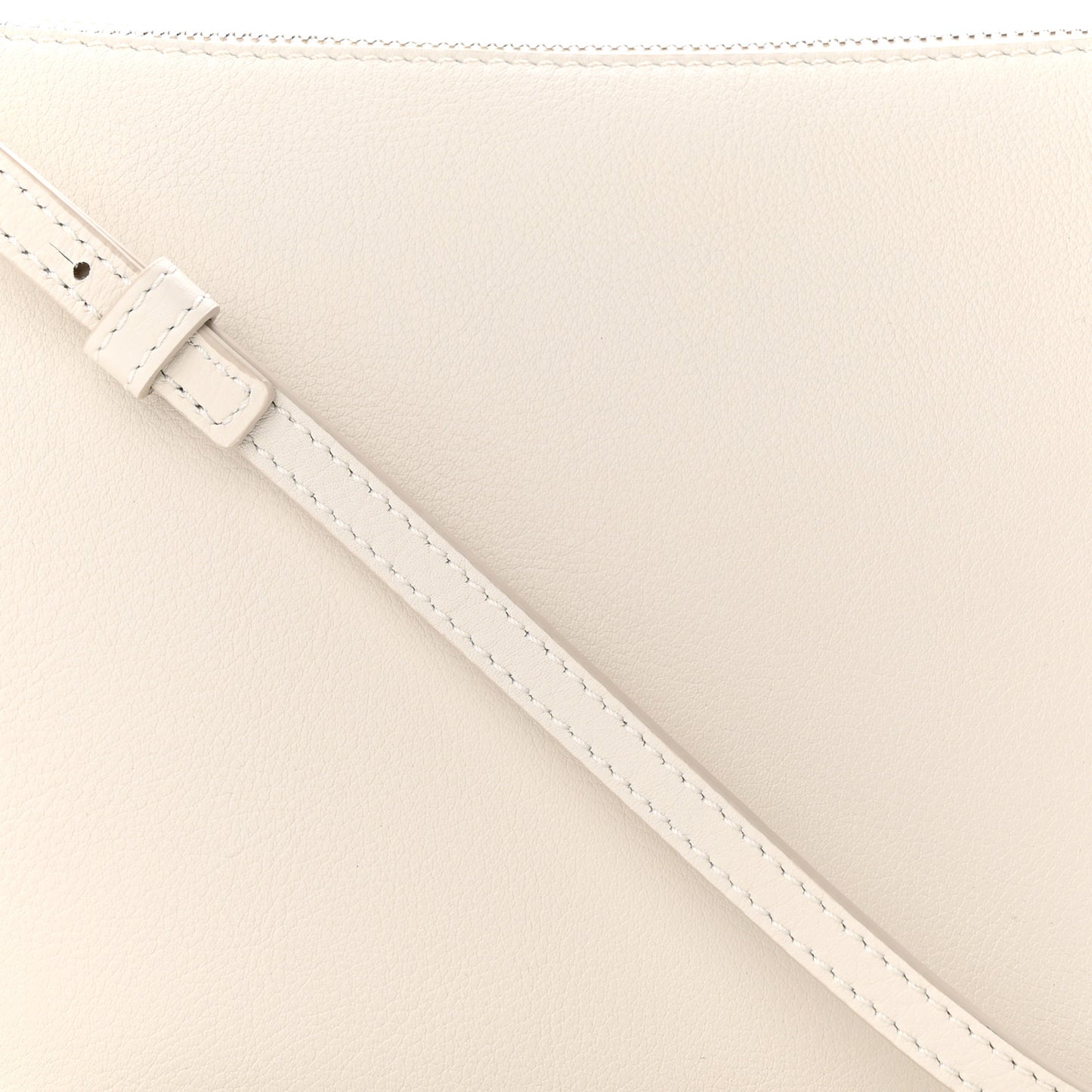 Calfskin Mini Hammock Hobo Soft White