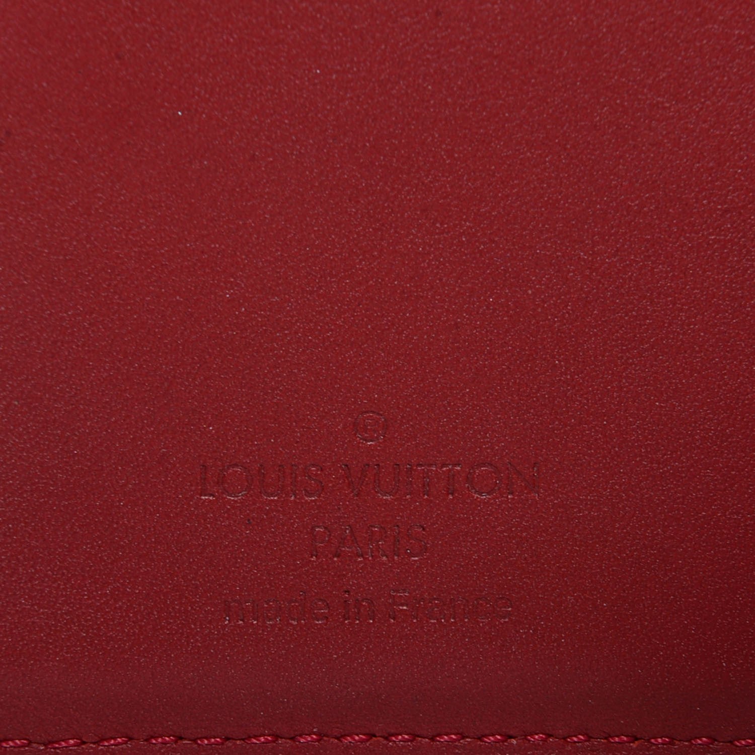 Louis Vuitton Vernis French Purse Wallet Pomme d'Amour 5 of 7