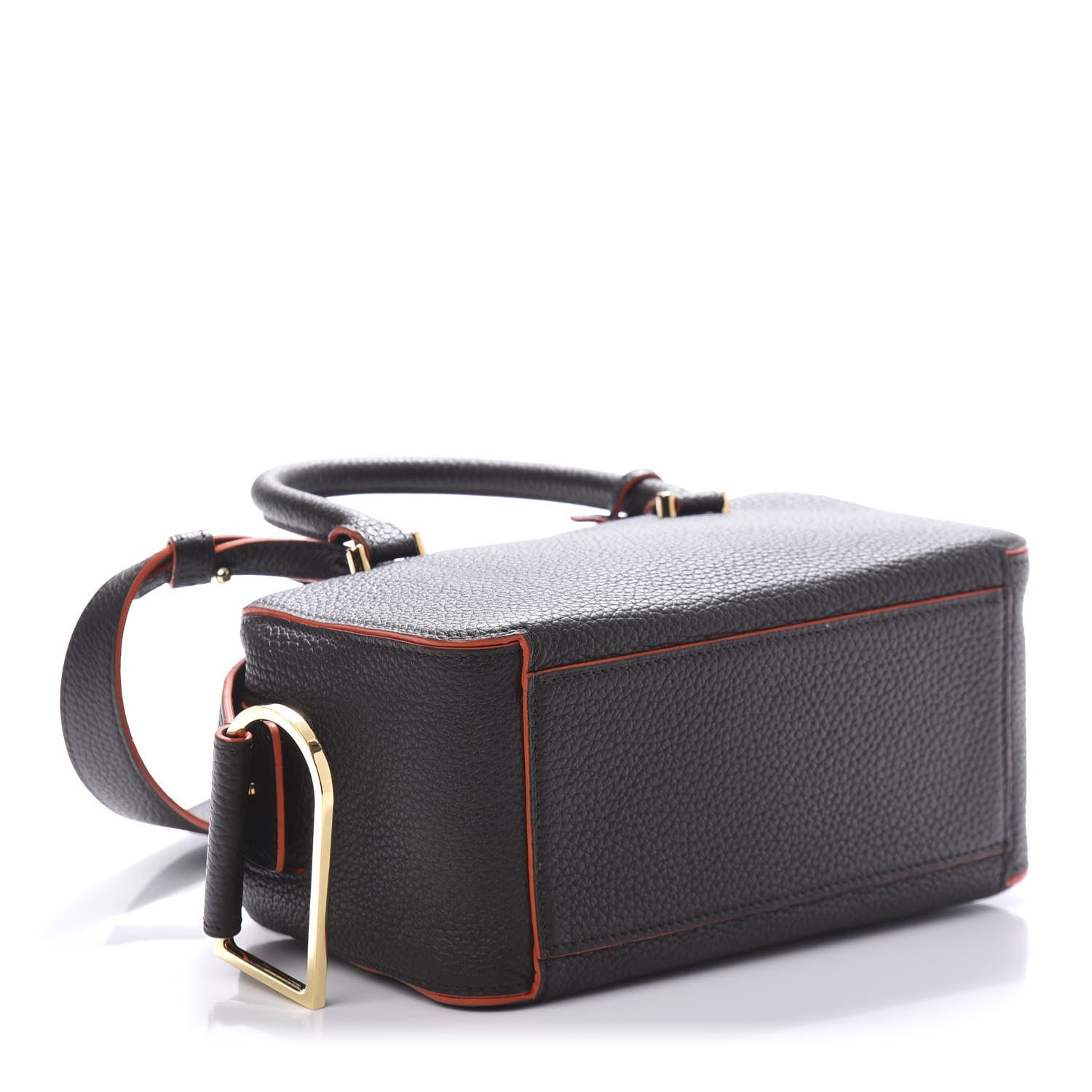 Delvaux Grained Calfskin Mini Cool Box Satchel Black 5 of 12
