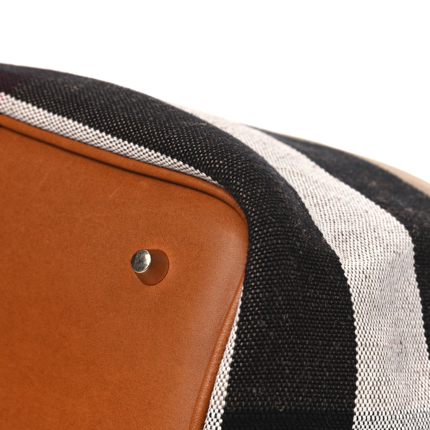 Burberry Canvas Mega Check Medium Ashby Hobo Saddle Brown 6 of 10
