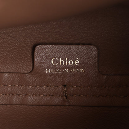 Chloe Grained Calfskin Micro Marcie Bucket Bag Woodrose 6 of 9