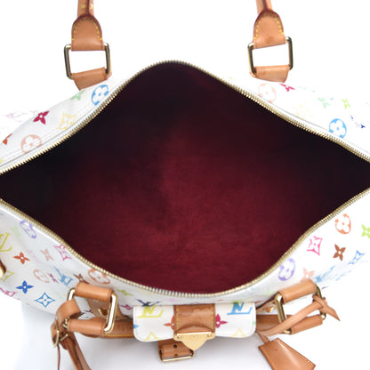 Louis Vuitton Monogram Multicolor Keepall 45 White 5 of 28
