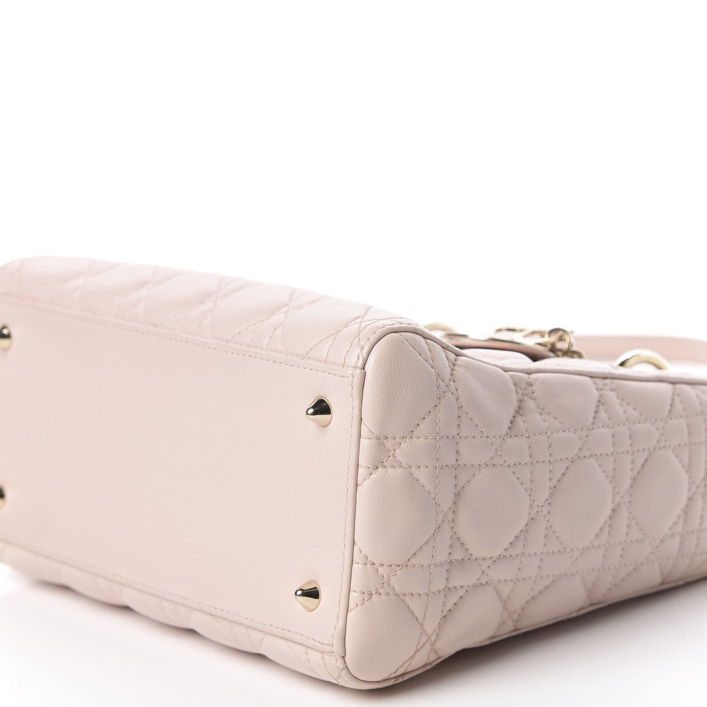 Lambskin Cannage Medium Lady Dior Light Pink