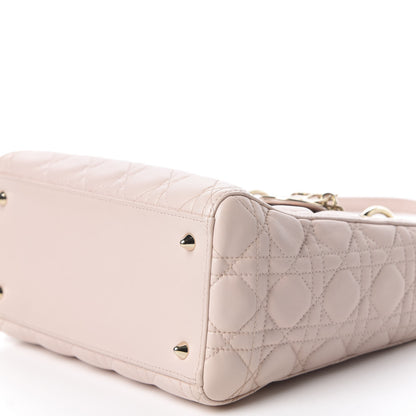Christian Dior Lambskin Cannage Medium Lady Dior Light Pink 8 of 12
