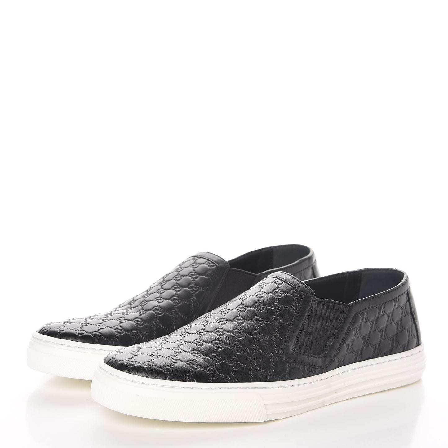 Microguccissima Womens Slip On Sneakers 35 Black