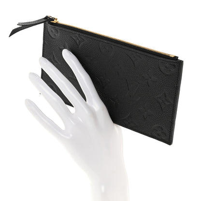 Louis Vuitton Empreinte Felicie Chain Wallet Zippered Insert Black 2 of 6