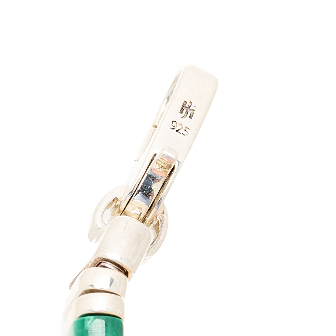 John Hardy Sterling Silver Malachite Lemon Magnesite Enamel Colorblock Bracelet 3 of 3