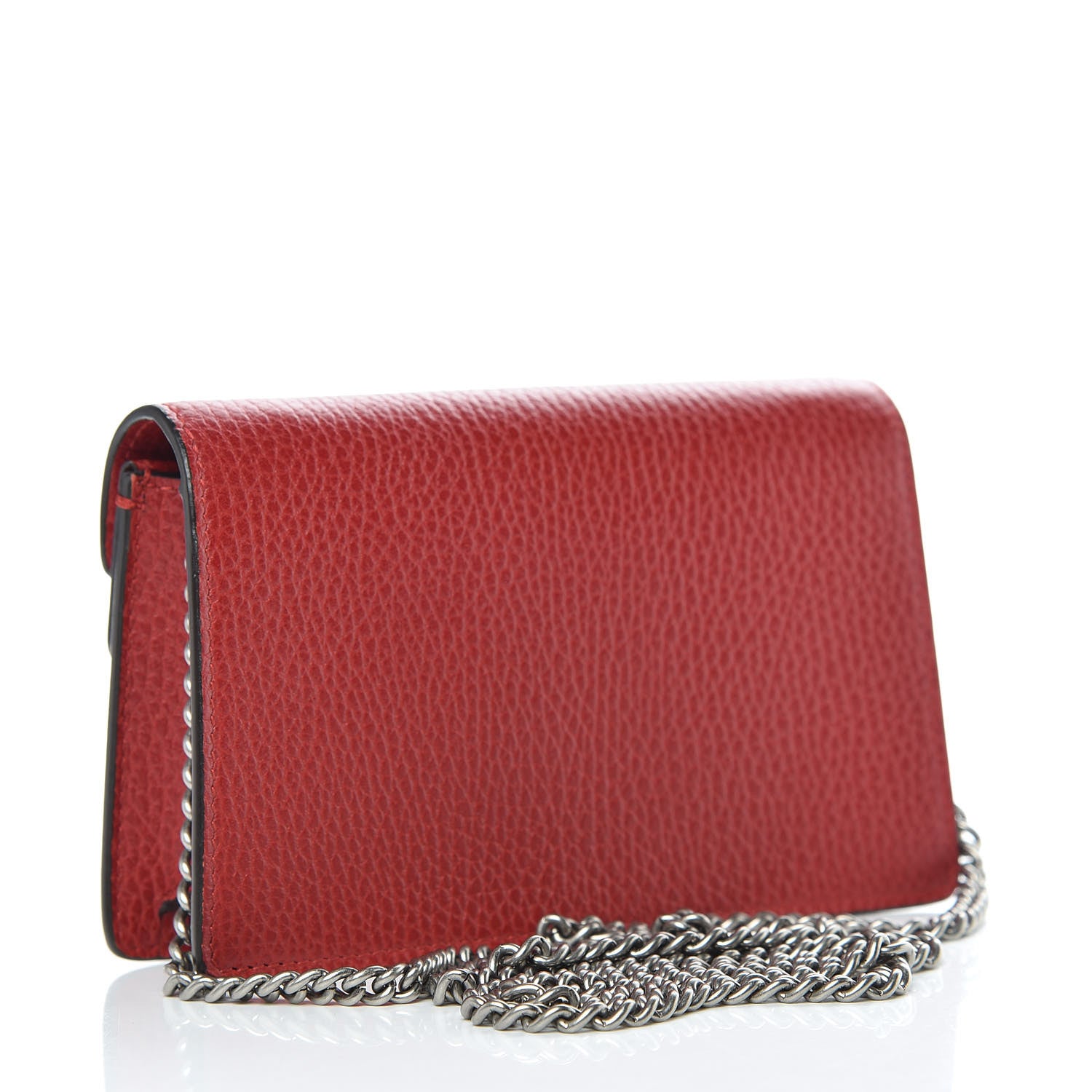 Gucci Calfskin Super Mini Dionysus Shoulder Bag Hibiscus Red 3 of 9